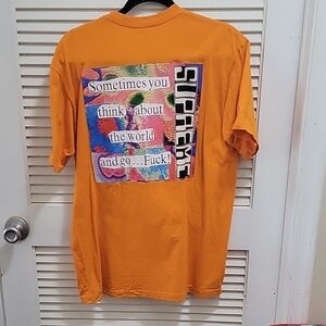 Supreme Orange Graphic Tee